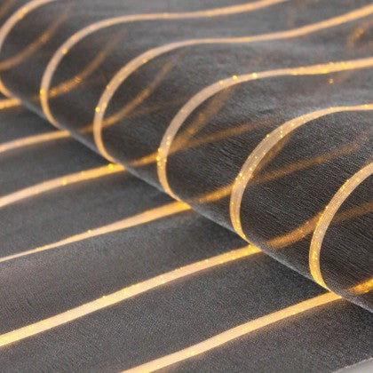 DANIELA BLACK FABRIC (LUMINOUS FIBER OPTIC FABRIC)
